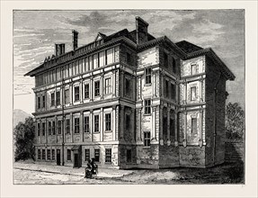 OLD CRAVEN HOUSE, 1800, London, UK, 19th century engraving