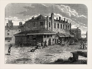 Old Hungerford Market 1805, London, UK, 19th century engraving