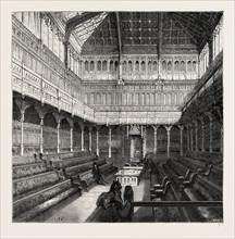 INTERIOR OF THE HOUSE OF COMMONS, 1875. London, UK, 19th century engraving