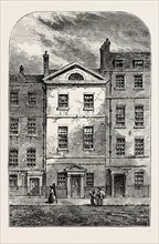 NELL GWYNNE'S HOUSE, 1820, London, UK, 19th century engraving