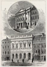 Arthur's Club, Brook's Club London, UK, 19th century engraving