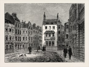 ST. JAMES'S PLACE. London, UK, 19th century engraving