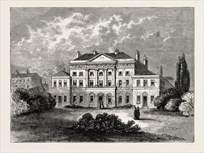 LANSDOWNE HOUSE, TN 1800. London, UK, 19th century engraving