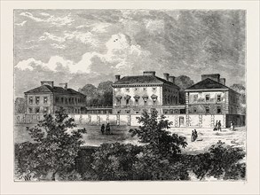 CHESTERFIELD HOUSE, 1760. London, UK, 19th century engraving
