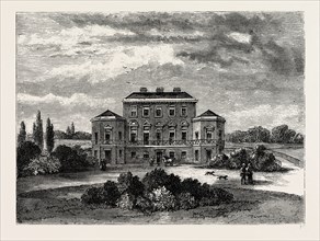 FOLEY HOUSE, IN 1800. London, UK, 19th century engraving