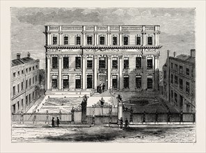 POWIS HOUSE, 1714. London, UK, 19th century engraving