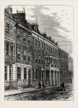CARLYLE'S HOUSE, GREAT CHEYNE ROW. London, UK, 19th century engraving