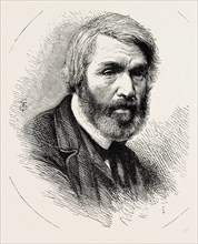 THOMAS CARLYLE. London, UK, 19th century engraving