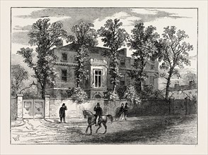 OLD GORE HOUSE, IN 1830. London, UK, 19th century engraving