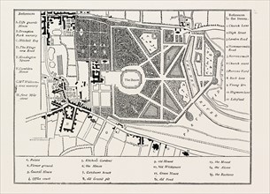 Kensington in 1764, London, UK, 19th century engraving