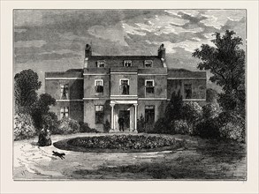 EARL'S COURT HOUSE. London, UK, 19th century engraving