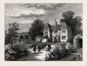 The Spring Garden, World's End, London, UK, 19th century engraving