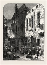 THE "ROOKERY," ST. GILES'S, 1850. London, UK, 19th century engraving