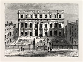 POWIS HOUSE, 1714. London, UK, 19th century engraving
