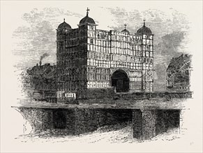 Nonsuch House, London, UK, 19th century engraving