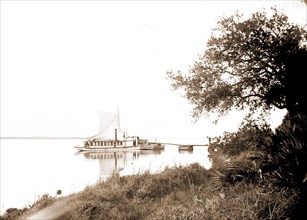 Brandtleys Landing, Indian River, Jackson, William Henry, 1843-1942, Boats, Waterfronts, Bays,