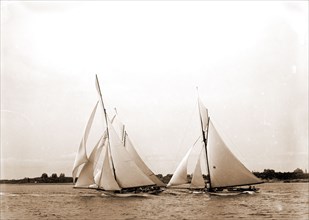 Start, forty footers, August 18, 1890, Yachts, Regattas, 1890