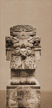 Mexico, Aztec idol, Teoyaomiqui Coatlicue (statue), Jackson, William Henry, 1843-1942, Idols,