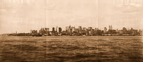 New York from Brooklyn, Rivers, United States, New York (State), New York, 1901