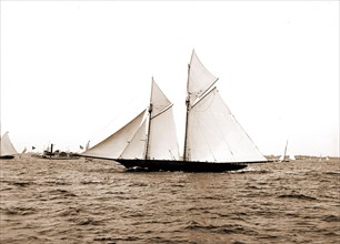 The Volunteer, Goelet Cup Race, August 7, 1891, Nantucket (Steamboat), Volunteer (Yacht), Goelet
