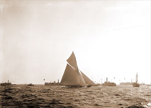 Finish of the Valkyrie, Valkyrie II (Yacht), America's Cup races, Yachts, Regattas, 1893