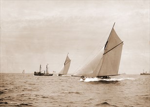 The Start, Vigilant (Yacht), Valkyrie II (Yacht), America's Cup races, Yachts, Regattas, 1893