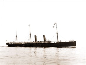 Steamer Servia, Cunard Line, Servia (Ocean liner), Ocean liners, 1899