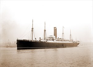 Saxonia, Cunard Line, Saxonia (Steamship), Cunard line, Ships, Boat & ship companies, 1900