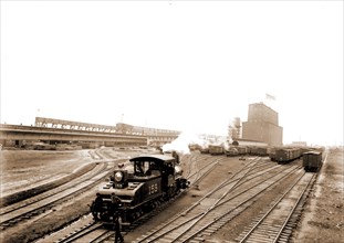 Stuyvesant elevators, R.R. terminals, New Orleans, Illinois Central Railroad Company, Railroads,