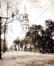 St. Michael's Church, Charleston, S.C, Anglican churches, Streets, United States, South Carolina,