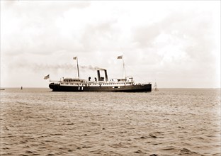 S.S. Miami, Biscayne Bay, Miami, Fla, Miami (Steamship), Ships, Bays, United States, Florida,