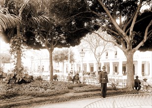 Central park, Havana, Parks, Cuba, Havana, 1900