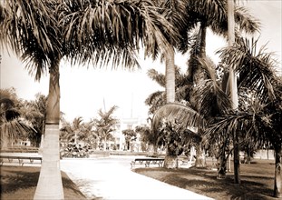 Colon Park, Havana, Parks, Cuba, Havana, 1900