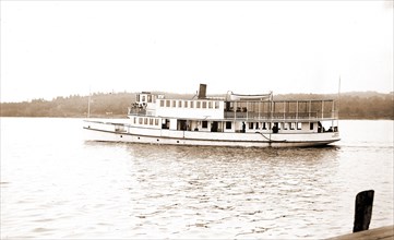Str. Governor Endicott, Lake Winnipesaukee, N.H, Governor Endicott (Steamboat), Steamboats, Lakes &