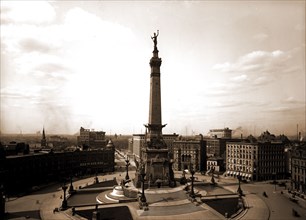 Soldiers and Sailors Monument, Indianapolis, Ind, Monuments & memorials, Plazas, United States,