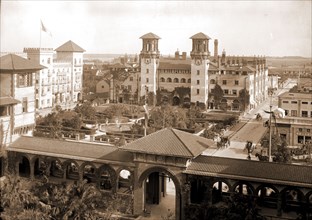 The Alcazar, St. Augustine, Fla, Jackson, William Henry, 1843-1942, Hotels, Resorts, United States,