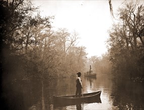 Deep Creek, Fla, Jackson, William Henry, 1843-1942, Rivers, Steamboats, Boats, United States,