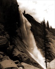 Nevada Fall, Jackson, William Henry, 1843-1942, Waterfalls, National parks & reserves, United