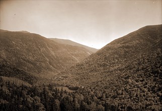Mt. Lafayette and Franconia Notch from Bald Mtn, White Mountains, Mountains, Passes (Landforms),
