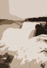 American Falls from Goat Island, Niagara, Waterfalls, United States, New York (State), Niagara