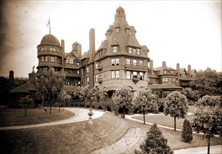 Battery Park Hotel, Asheville, N.C, Jackson, William Henry, 1843-1942, Battery Park Hotel