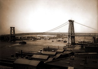 New York and Williamsburg Bridge, Bridges, United States, New York (State), New York, 1904