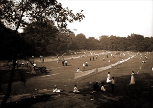 The Tennis courts, Central Park, New York, Tennis, Parks, United States, New York (State), New
