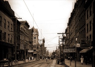 Main St, Poughkeepsie, N.Y, Streets, United States, New York (State), Poughkeepsie, 1906