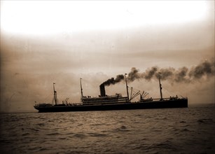 S.S. Dakota, broadside, Dakota (Steamship), Ships, 1900