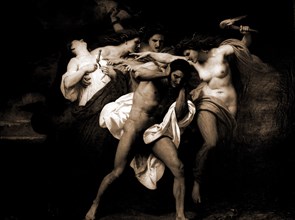 Orestes pursued by the Furies, 1862, Bouguereau, William Adolphe, 1825-1905, Myths, 1900