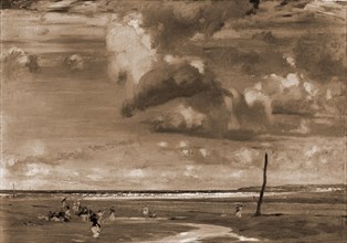 The kingdom of the winds, Talmage, Algernon M, 1871-1939, Beaches, Clouds, 1900