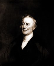 Col. John Trumbull, half-length portrait, Trumbull, John, 1756-1843, 1900