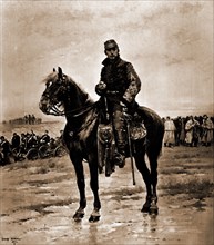 A mounted officer, Detaille, Jean Baptiste Edouard, 1848-1912, Military officers, Cavalry, 1902