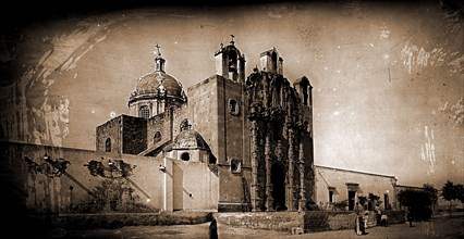 Aguas Calientes, Jackson, William Henry, 1843-1942, Catholic churches, Mexico, Aguascalientes